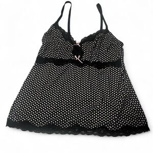 Marilyn Monroe Black and White Teardrop Pattern Top